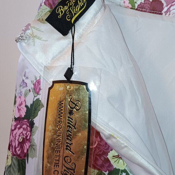 Elderflower 1950s Floral Swing Skirt, XL, NWT - Picture 6 of 11